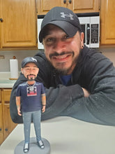 Load image into Gallery viewer, Custom Bobbleheads Fully Body Customizable 1 Person  With Engraved Text