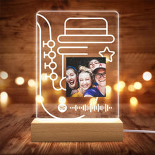 Load image into Gallery viewer, Spotify Code Color Light(木质底座)