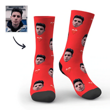 Load image into Gallery viewer, 功能迁移-定制头像袜子(爱心款式)-CWZ002-S