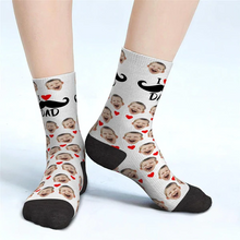 Load image into Gallery viewer, 功能迁移-定制头像袜子(父亲节主题)-CWZ533-S