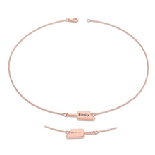 Load image into Gallery viewer, 定制设计器-自定义银材质雪糕刻字儿童手链银色-KSL158(B2B)