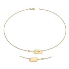 Load image into Gallery viewer, 定制设计器-自定义银材质雪糕刻字儿童手链银色-KSL158(B2B)