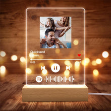 Load image into Gallery viewer, Spotify Code Color Light(木质底座)