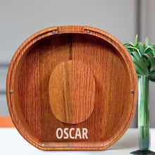 Load image into Gallery viewer, 刻字字母胡桃木存钱罐B2BCBS4497A-B2BCBS4497Z