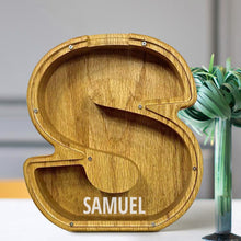 Load image into Gallery viewer, MM-刻字木质存钱罐摆件CBS793A-CBS793Z