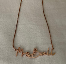 Load image into Gallery viewer, 定制设计器-名字项链-B2BZNL1023,B2BJZNL1023,B2BGZNL1023 (B2B)