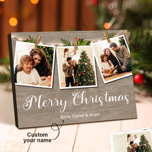 Load image into Gallery viewer, 定制-传图刻字圣诞主题相框-CBS5888