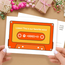 Load image into Gallery viewer, Custom spotify code Music Cards Magnetic Tape Style
