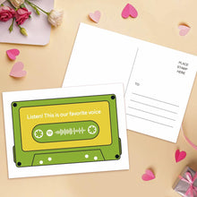 Load image into Gallery viewer, Custom spotify code Music Cards Magnetic Tape Style
