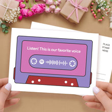 Load image into Gallery viewer, Custom spotify code Music Cards Magnetic Tape Style
