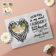 Load image into Gallery viewer, Personalized Crochet Doll Gifts Handmade Mini Look alike Dolls with Custom Memorial Card Always in My Mind