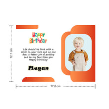 Load image into Gallery viewer, Birthday Gifts for Kids Custom Crochet Doll from Photo Handmade Look alike Dolls with Personalized Name Card