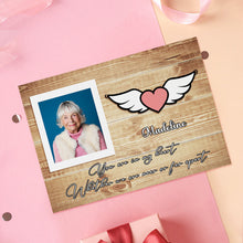 Load image into Gallery viewer, Custom Crochet Doll from Photo Handmade Look alike Dolls with Personalized Name Card Gifts for Grandma