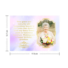 Load image into Gallery viewer, Custom Crochet Doll from Photo Handmade Look alike Dolls with Personalized Name Card Birthday Gifts for Grandma