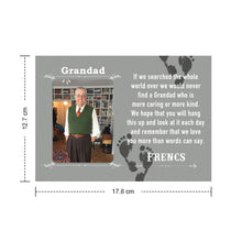 Load image into Gallery viewer, Custom Crochet Doll from Photo Handmade Look alike Dolls Gifts for Grandad with Personalized Name Card