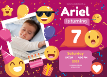 Load image into Gallery viewer, birthday-invitation-card(生日邀请卡 | 动态周岁)