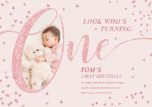 Load image into Gallery viewer, birthday-invitation-card(生日邀请卡 | 一周岁)