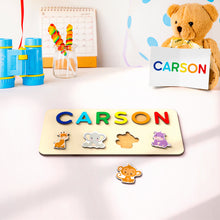 Load image into Gallery viewer, 动物版名字拼图积木