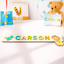 Load image into Gallery viewer, 动物版名字拼图积木追销带钉