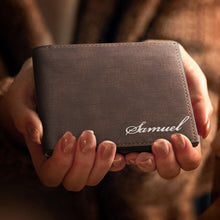 Load image into Gallery viewer, MM-刻字镶字短款钱包CQB93