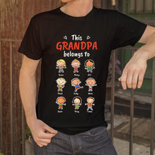 Load image into Gallery viewer, Personalized Name Cartoon T-Shirt(卡通-小孩-T恤)