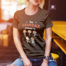 Load image into Gallery viewer, Personalized Name Cartoon T-Shirt(卡通-小孩-T恤)