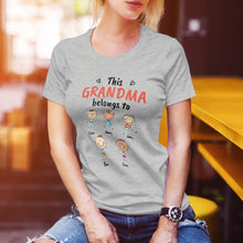 Load image into Gallery viewer, Personalized Name Cartoon T-Shirt(卡通-小孩-T恤)