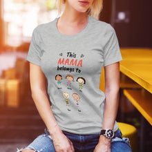 Load image into Gallery viewer, Personalized Name Cartoon T-Shirt(卡通-小孩-T恤)