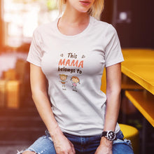 Load image into Gallery viewer, Personalized Name Cartoon T-Shirt(卡通-小孩-T恤)