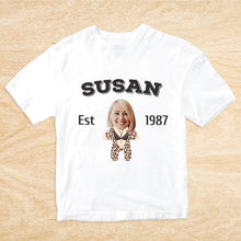 Load image into Gallery viewer, 2DminimeT恤功能开发-Custom Face Minime T-shirt Personalized Name and Year