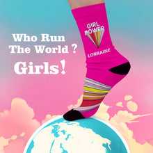 Load image into Gallery viewer, 定制设计器-女权刻字袜子CWZ1876-视觉开版