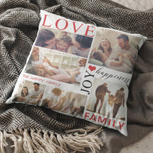 Load image into Gallery viewer, Custom Photo Pillow Love Joy Family Pillow Gifts for Family(Square)