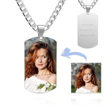 Load image into Gallery viewer, 功能迁移-方形金属牌项链-GYKNL09