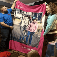 Load image into Gallery viewer, Custom Blankets Personalized Photo Blankets Custom Collage Blankets
