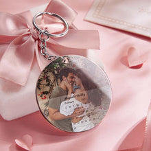 Load image into Gallery viewer, 定制-传图刻字日历钥匙扣-SKL2514