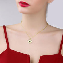 Load image into Gallery viewer, Longitude Latitude Necklace(弧形经纬度项链)