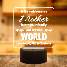 Load image into Gallery viewer, Custom 3D night light best anniversary gift for wife and baby - MyPhotoKeychain