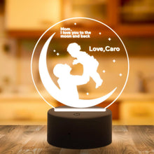 Load image into Gallery viewer, Custom 3D night light best anniversary gift for wife and baby - MyPhotoKeychain