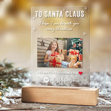 Load image into Gallery viewer, 定制设计器-圣诞亚克力夜灯-李琳