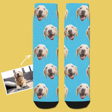 Load image into Gallery viewer, Custom Face Socks 3D Preview Add Pictures And Name Colorful