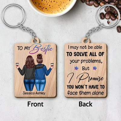 定制-闺蜜木质钥匙扣-FZPS-1998