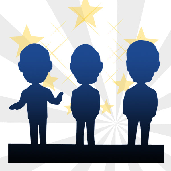 ETSY-3人泥人(只要全身，不要底座刻字)