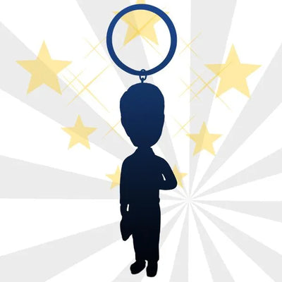 全身单泥人钥匙扣BH001K