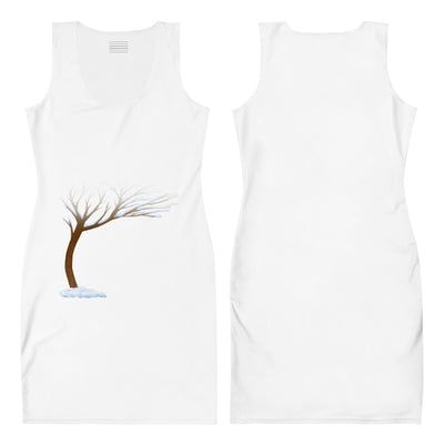 All-Over Print Bodycon Dress