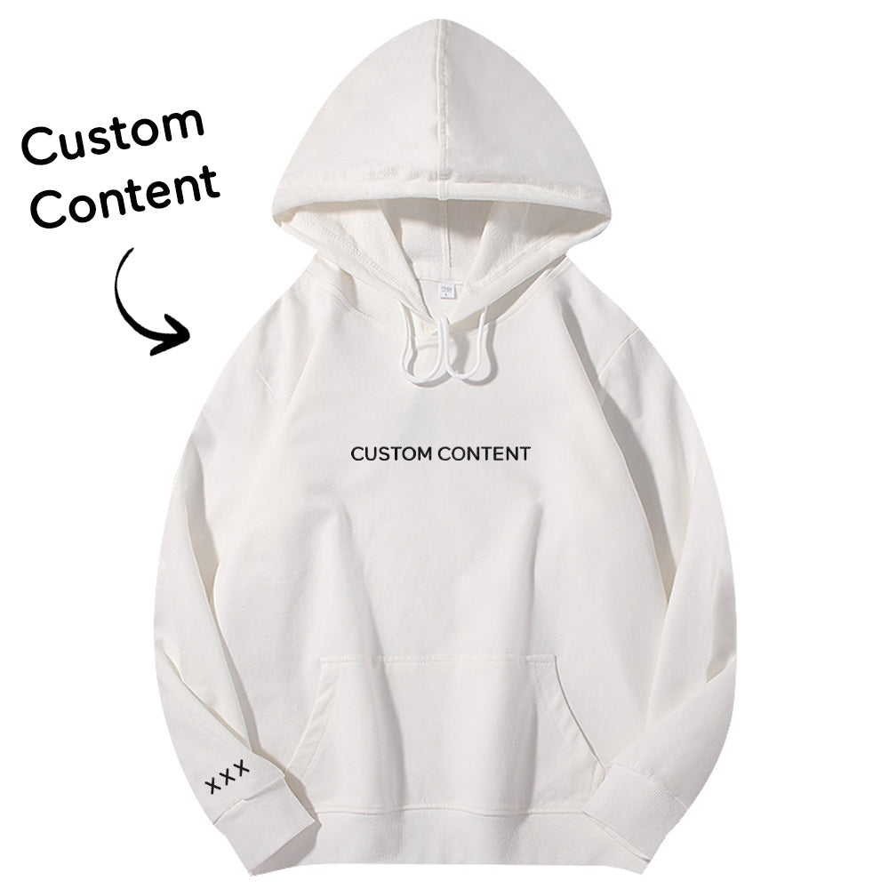 刺绣人像音轨卫衣（连帽款）-CWY0P025X01