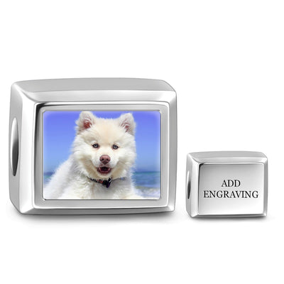 定制-传图刻字长方形-C032