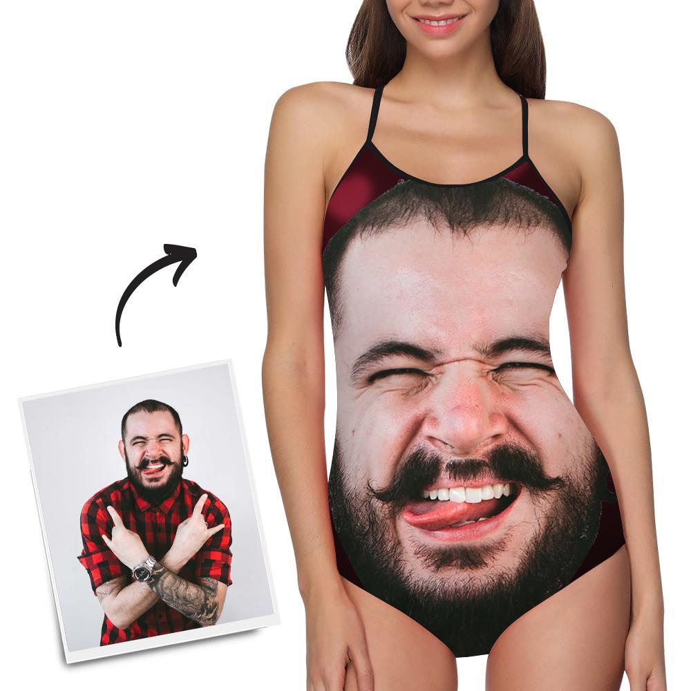 定制-抠头吊带泳衣-CYY029