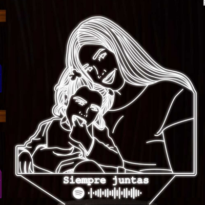 定制设计器-音轨传图描边夜灯-郑田鑫