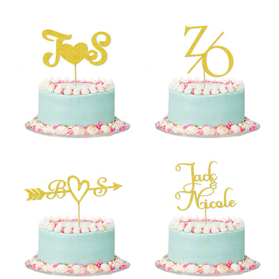 闪卡婚礼蛋糕插签CBS4934A