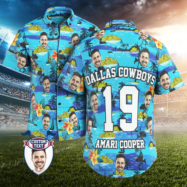 定制设计器-球迷夏威夷衬衫-CTSX218Q